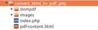 Convert Html To Pdf In Php Files Structure Codexworld CodexWorld