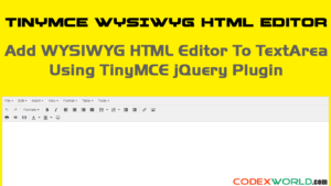 add-wysiwyg-html-editor-to-textarea-on-website-codexworld