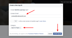 facebook-app-creation-tutorial-contact-category-by-codexworld