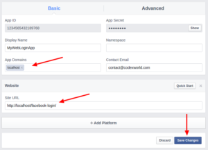 facebook-app-creation-tutorial-settings-page-by-codexworld