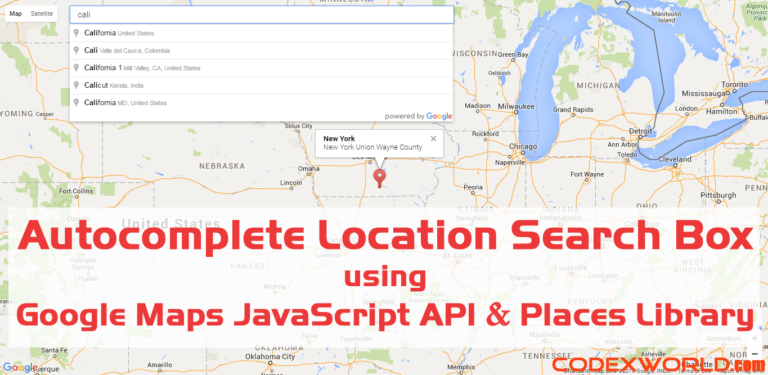 Autocomplete Places Search Box Using Google Maps JavaScript API ...