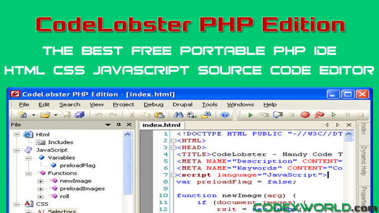 Codelobster PHP Edition - The Best Free PHP, HTML, CSS, And JavaScript ...