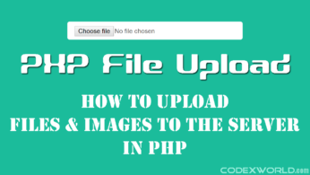 How to Upload File in PHP - CodexWorld