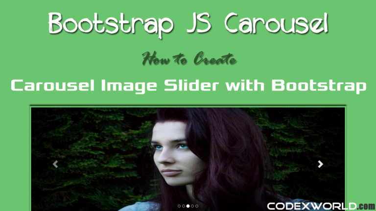 How To Create Carousel Slider With Bootstrap - CodexWorld