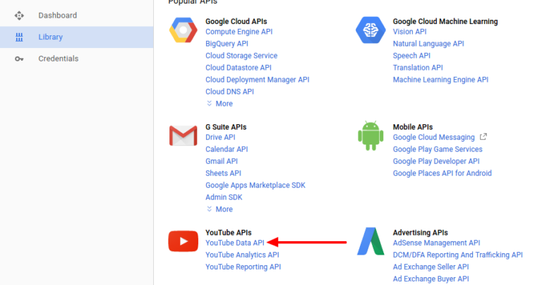 How To Create YouTube Data API Key - CodexWorld