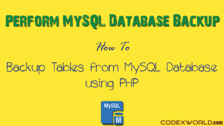 Import Csv File Data Into Mysql Database Using Php Codexworld