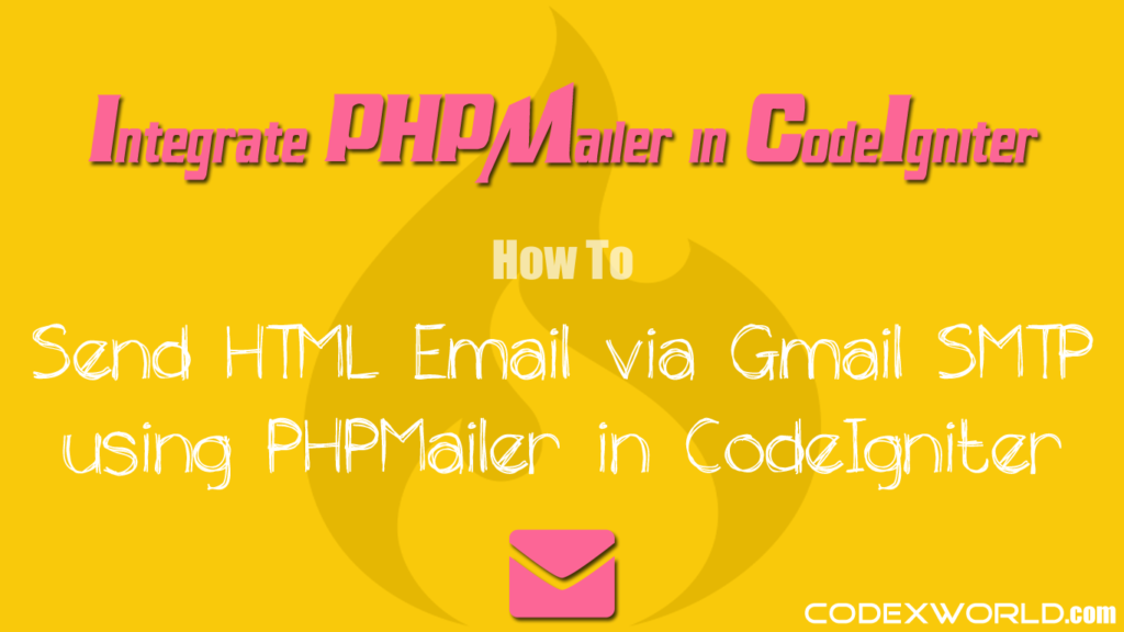 codeigniter 3 smtp mail