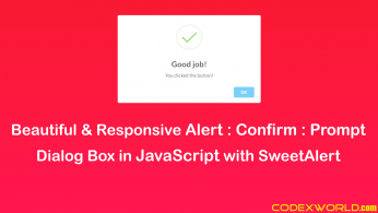 Display Beautiful And Responsive Alert/Confirm/Prompt Dialog Box In ...
