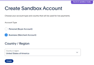 How To Create PayPal Payments Pro Sandbox Business Account - CodexWorld